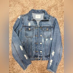 Denim Distressed Jacket